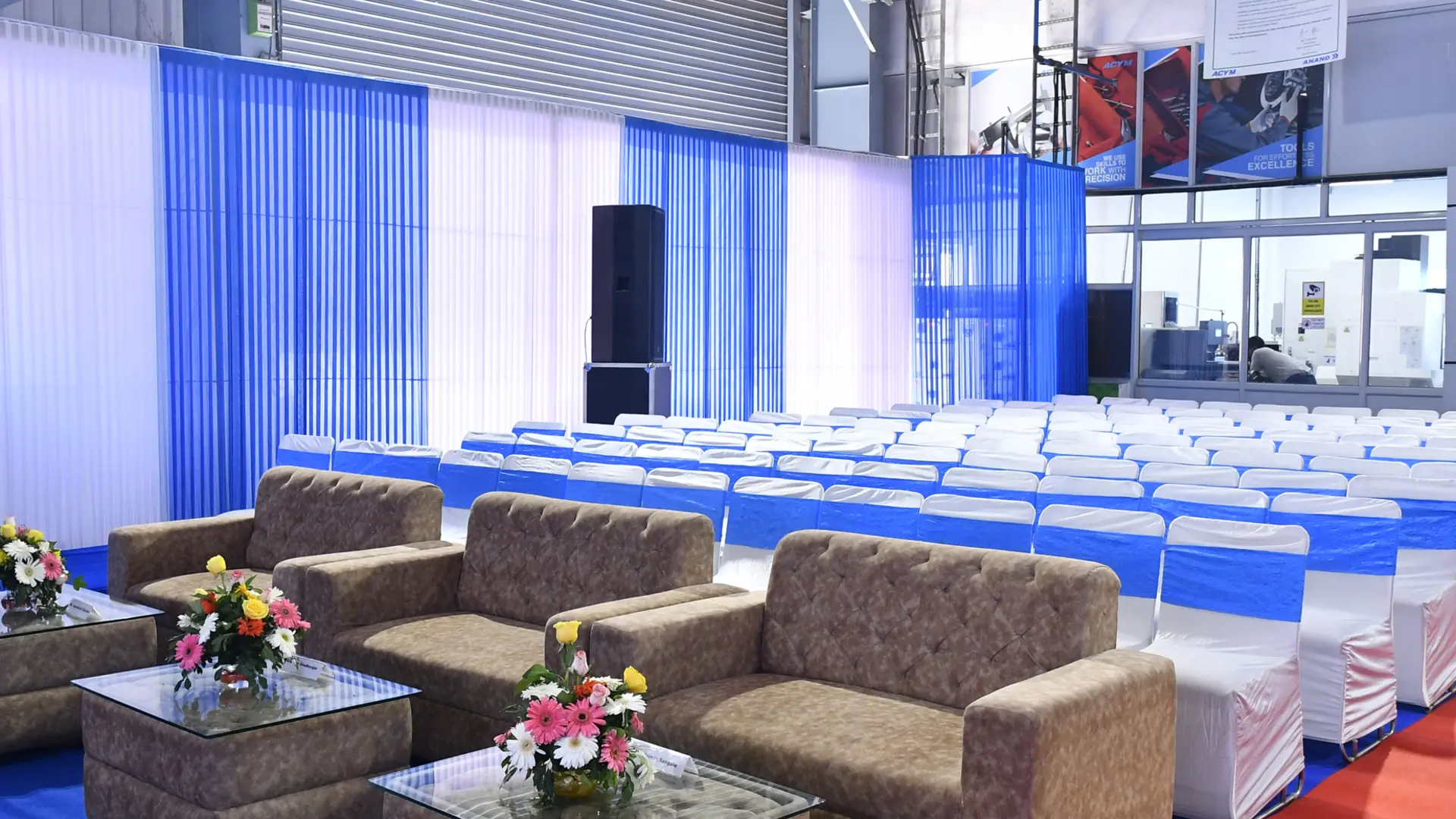 Stage and AV production for a Delhi event